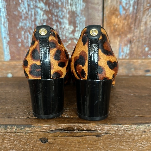 Nurture Brayatwo Calf Hair Leopard Print Block Heels Size 6.5 - Picture 7 of 10